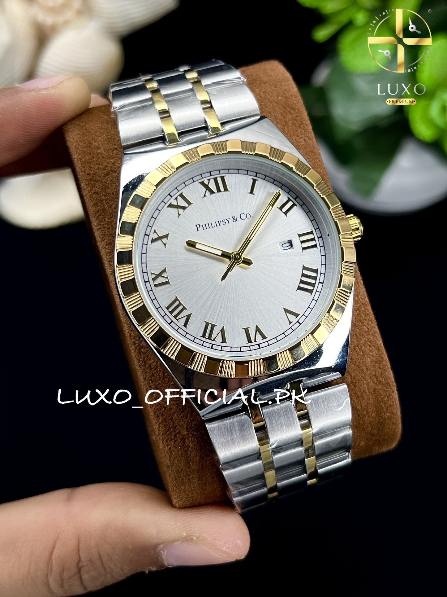 PHILIPSY GOLD TWO-TONE CHAIN